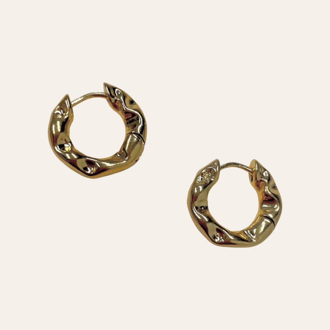 Sicily Chunky Gold Hoops