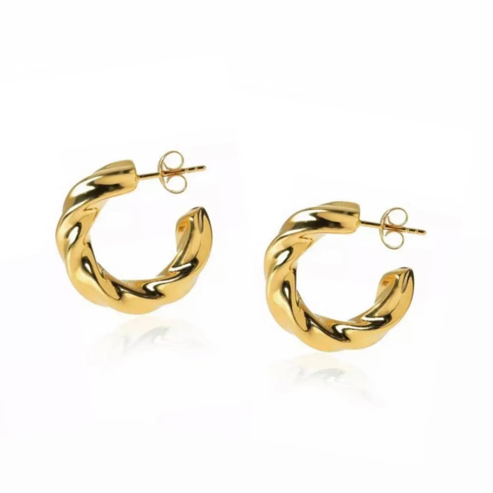 Milan Twist Hoops