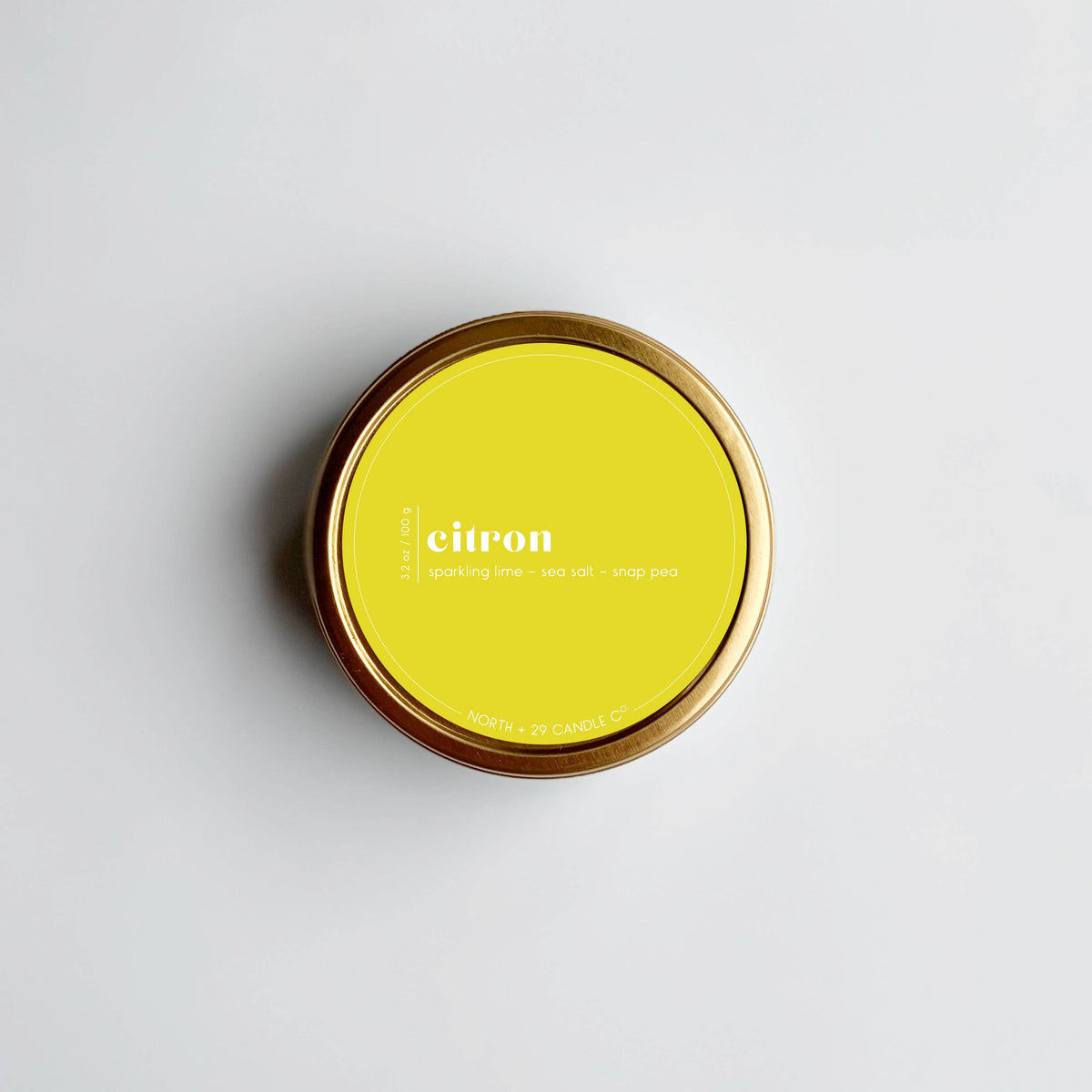 Citron Travel Candle