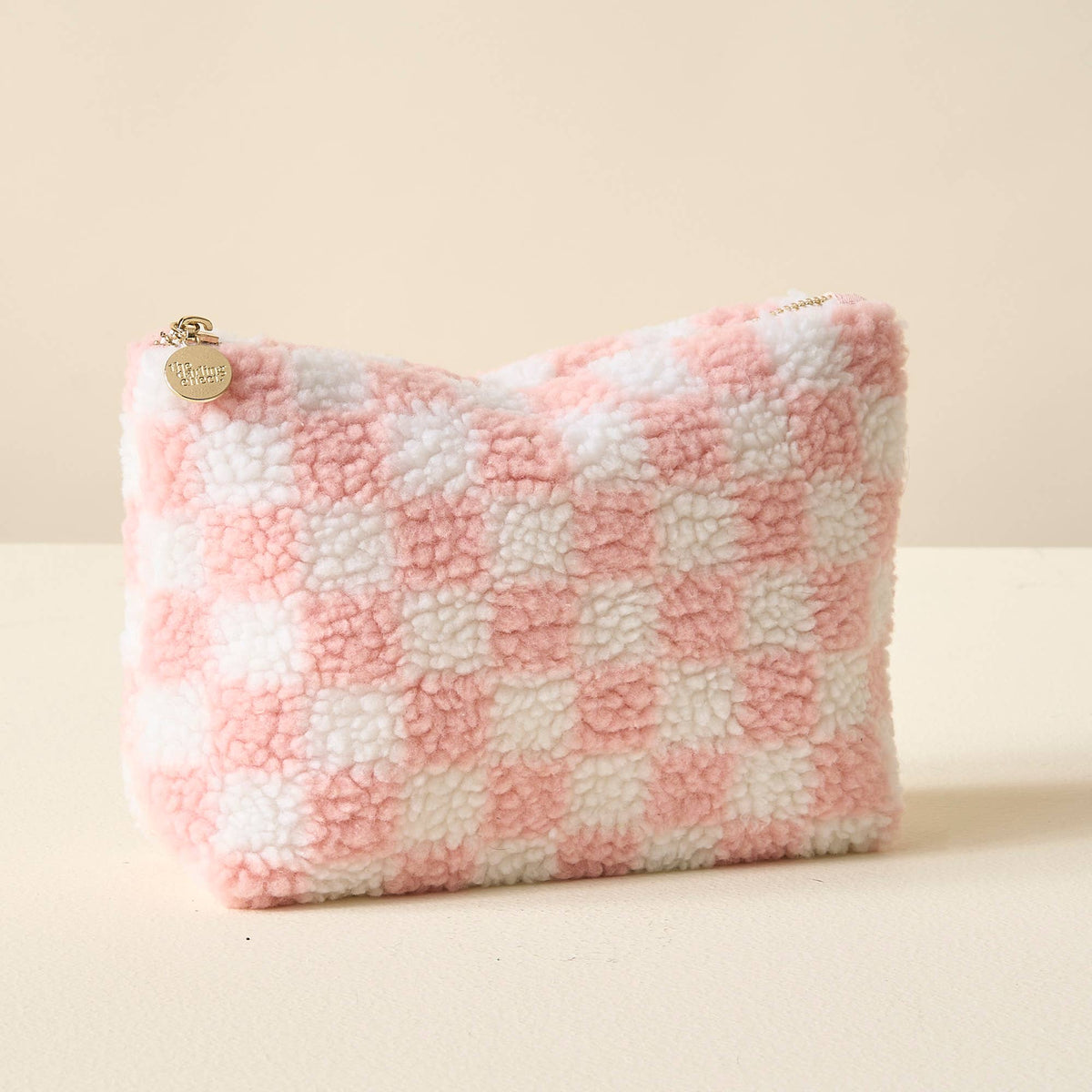 Checker Teddy Pouch